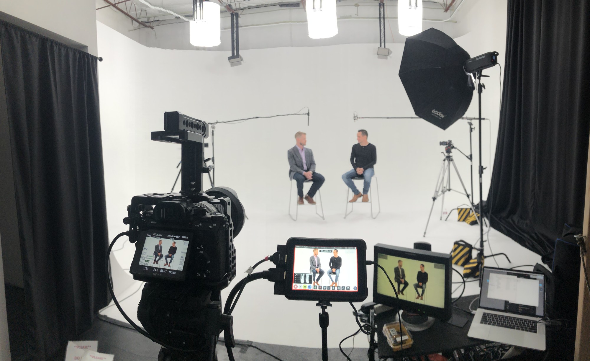 Match Cut Media — on set, corporate interview production
